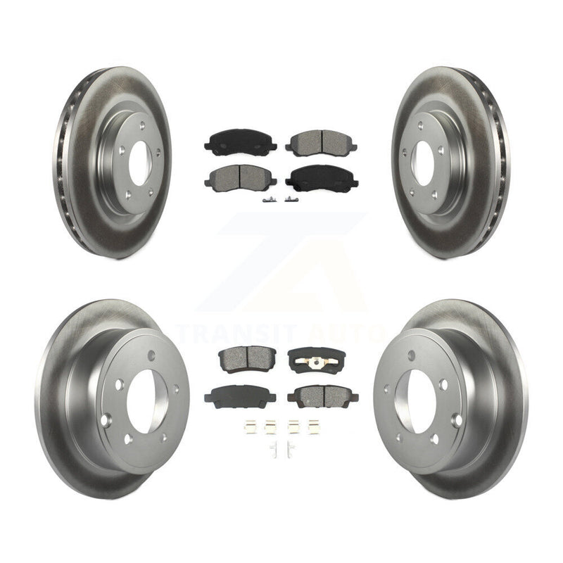 Transit Auto KGS-100702 Disc Brake Kit for 2007-2017 Chrysler 200, Dodge Caliber and More - Front and Rear