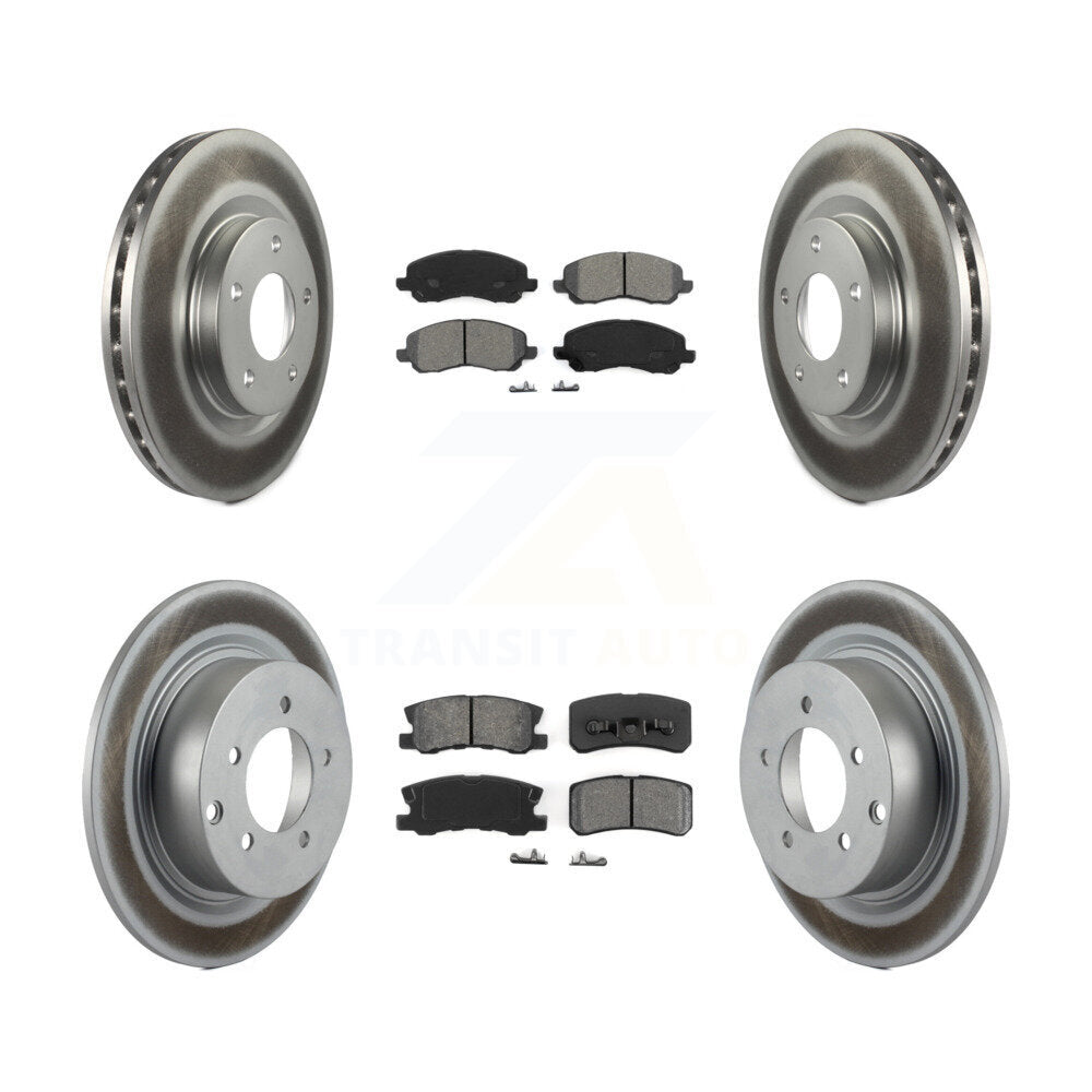 Transit Auto KGS-100703 Disc Brake Kit for 2007-2017 Mitsubishi Lancer, Mitsubishi Outlander and More - Front and Rear