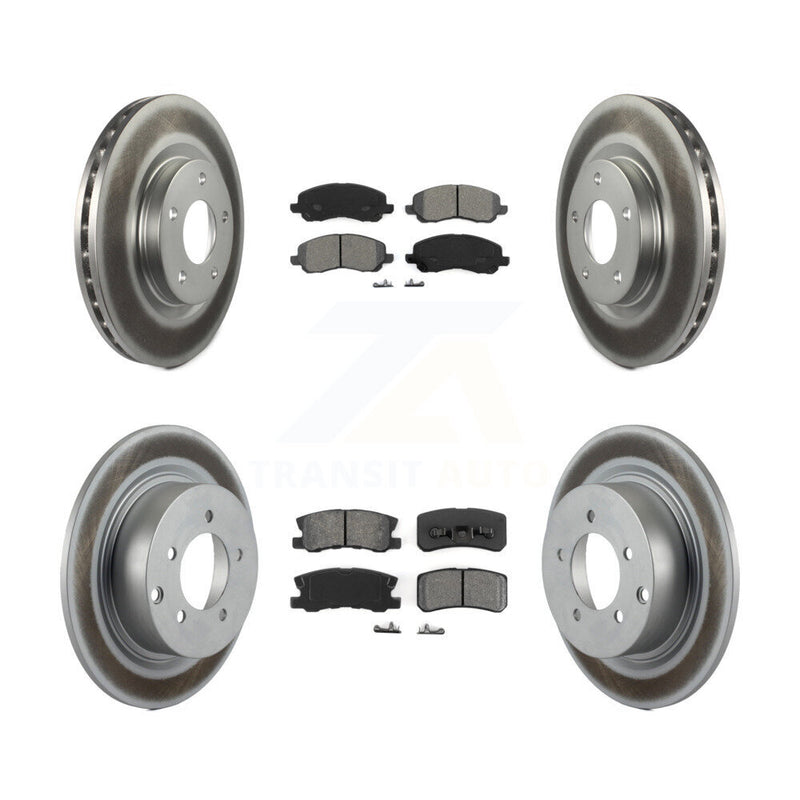 Transit Auto KGS-100703 Disc Brake Kit for 2007-2017 Mitsubishi Lancer, Mitsubishi Outlander and More - Front and Rear