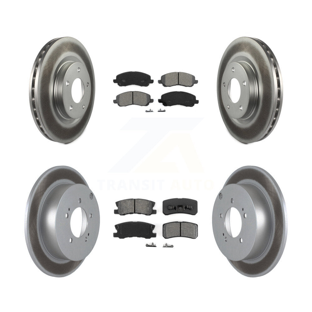 Transit Auto KGS-100705 Disc Brake Kit for 2007-2013 Mitsubishi Outlander - Front and Rear