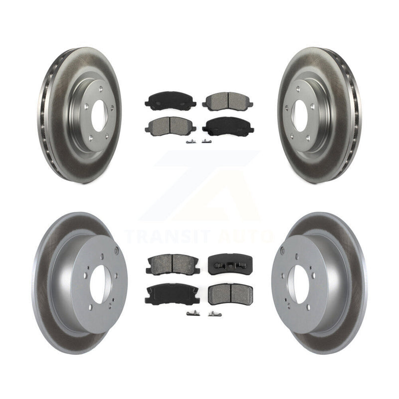 Transit Auto KGS-100705 Disc Brake Kit for 2007-2013 Mitsubishi Outlander - Front and Rear