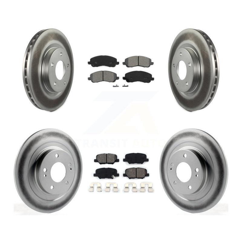 Transit Auto KGS-100706 Disc Brake Kit for 2013-2024 Mitsubishi Outlander, Mitsubishi Outlander Sport, Mitsubishi RVR - Front and Rear