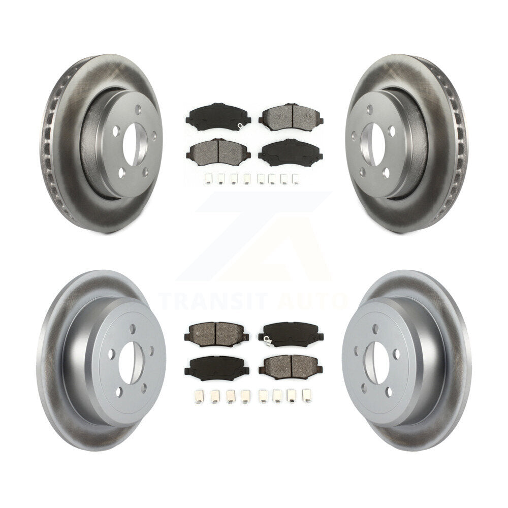 Transit Auto KGS-100708 Disc Brake Kit for 2007-2012 Dodge Nitro, Jeep Liberty - Front and Rear