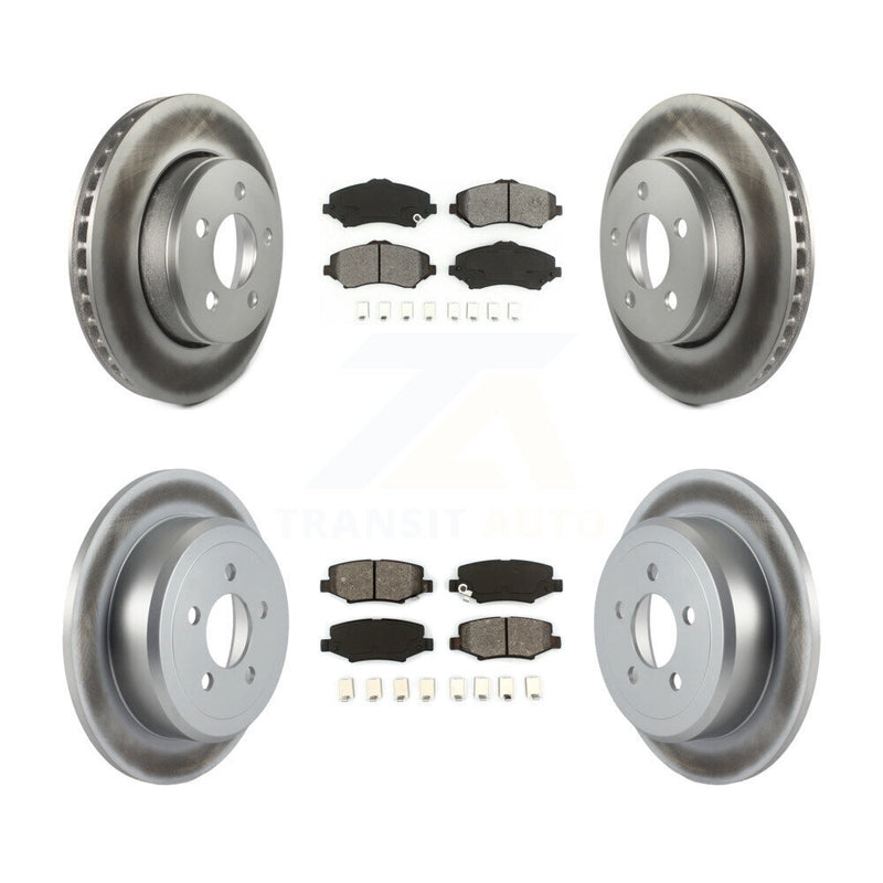 Transit Auto KGS-100708 Disc Brake Kit for 2007-2012 Dodge Nitro, Jeep Liberty - Front and Rear