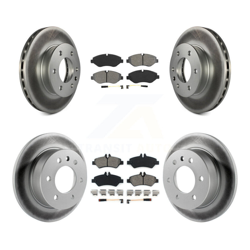 Transit Auto KGS-100709 Disc Brake Kit for 2007-2018 Mercedes-Benz Sprinter 2500, Dodge Sprinter 2500, Freightliner Sprinter 2500 - Front and Rear