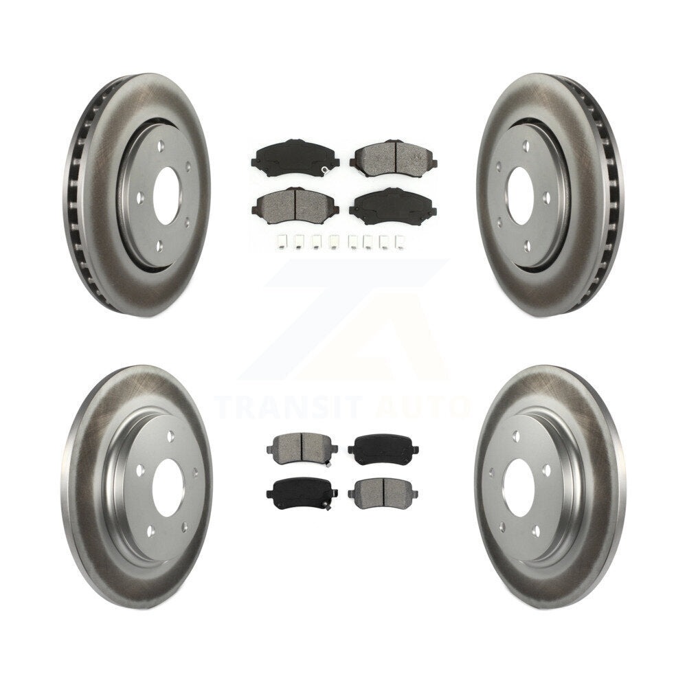Transit Auto KGS-100710 Disc Brake Kit for 2008-2012 Chrysler Town & Country, Dodge Grand Caravan and More - Front and Rear