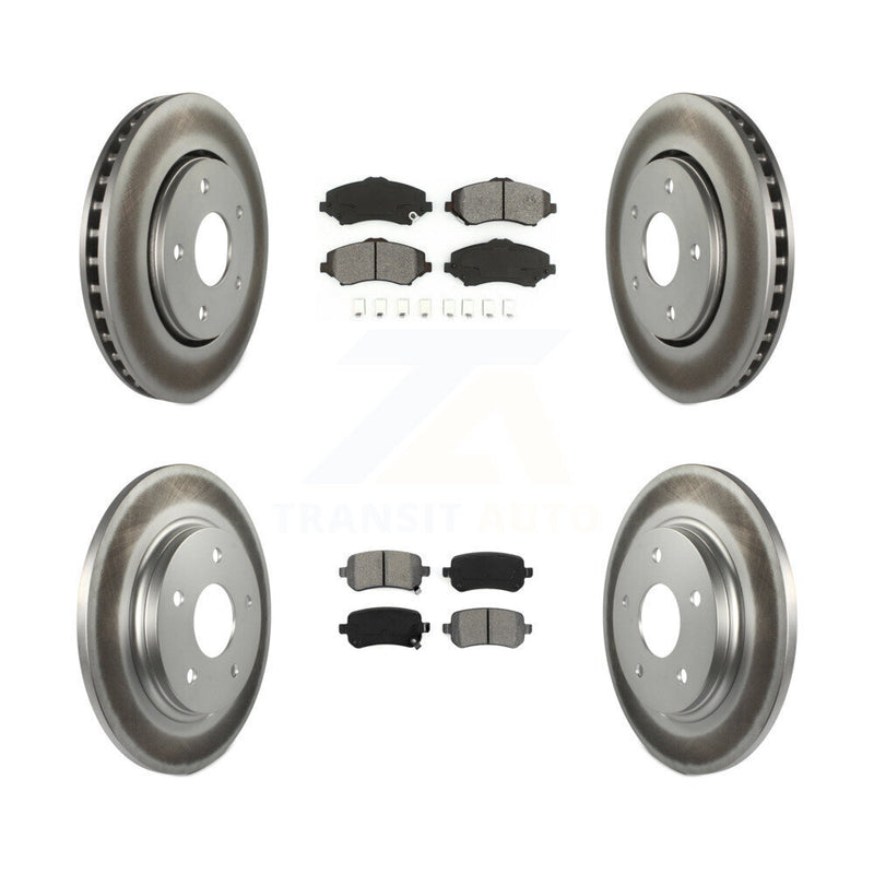 Transit Auto KGS-100710 Disc Brake Kit for 2008-2012 Chrysler Town & Country, Dodge Grand Caravan and More - Front and Rear