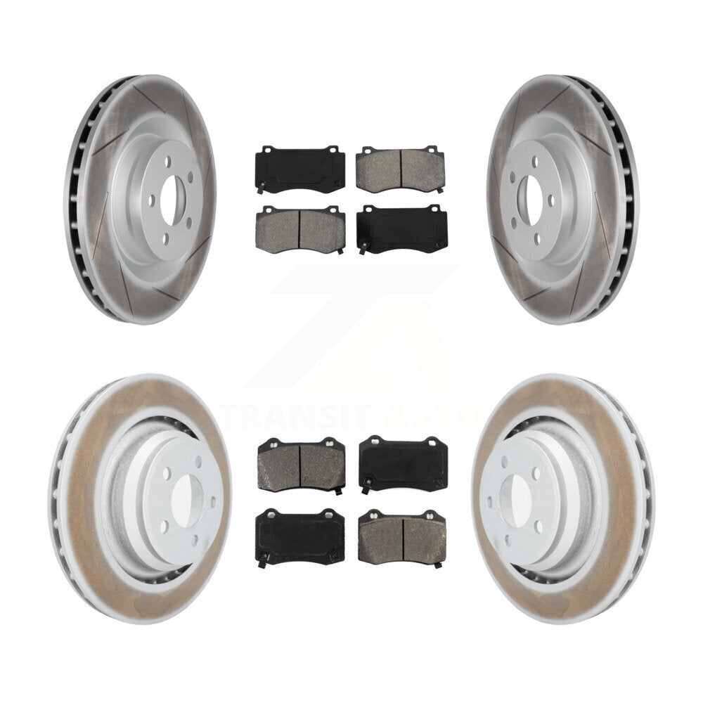 Transit Auto KGS-100711 Disc Brake Kit for 2005-2023 Dodge Challenger, Dodge Charger and More - Front and Rear