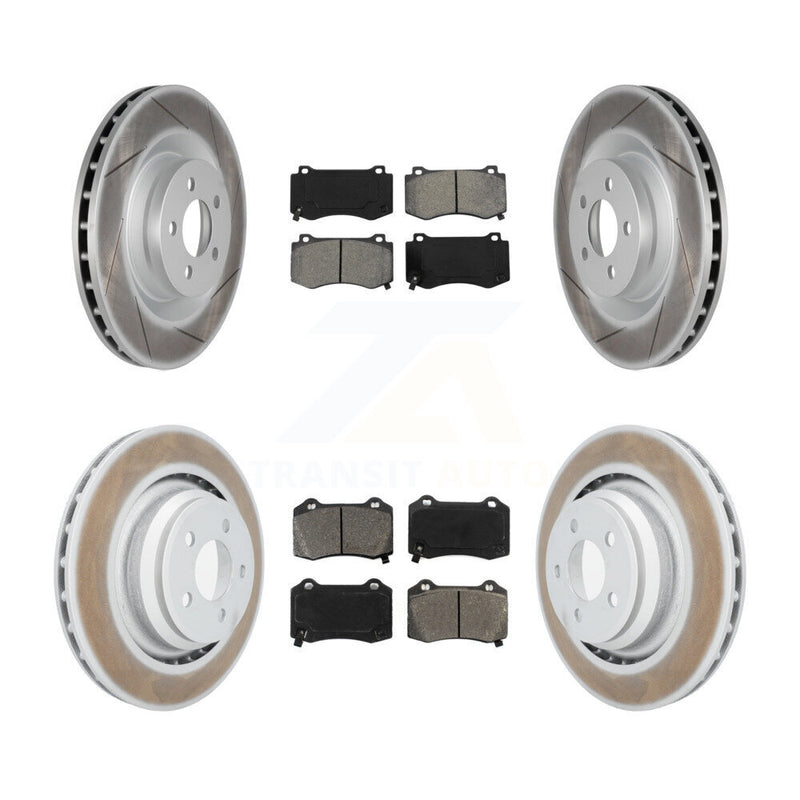 Transit Auto KGS-100711 Disc Brake Kit for 2005-2023 Dodge Challenger, Dodge Charger and More - Front and Rear