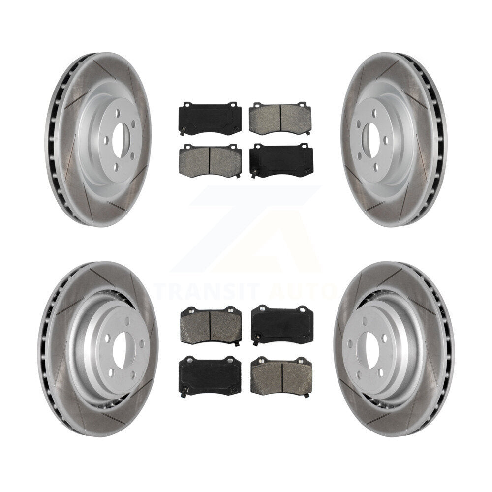 Transit Auto KGS-100713 Disc Brake Kit for 2005-2023 Dodge Challenger, Dodge Charger and More - Front and Rear