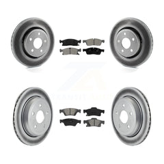 Transit Auto KGS-100718 Disc Brake Kit for 2022 Jeep Grand Cherokee WK - Front and Rear