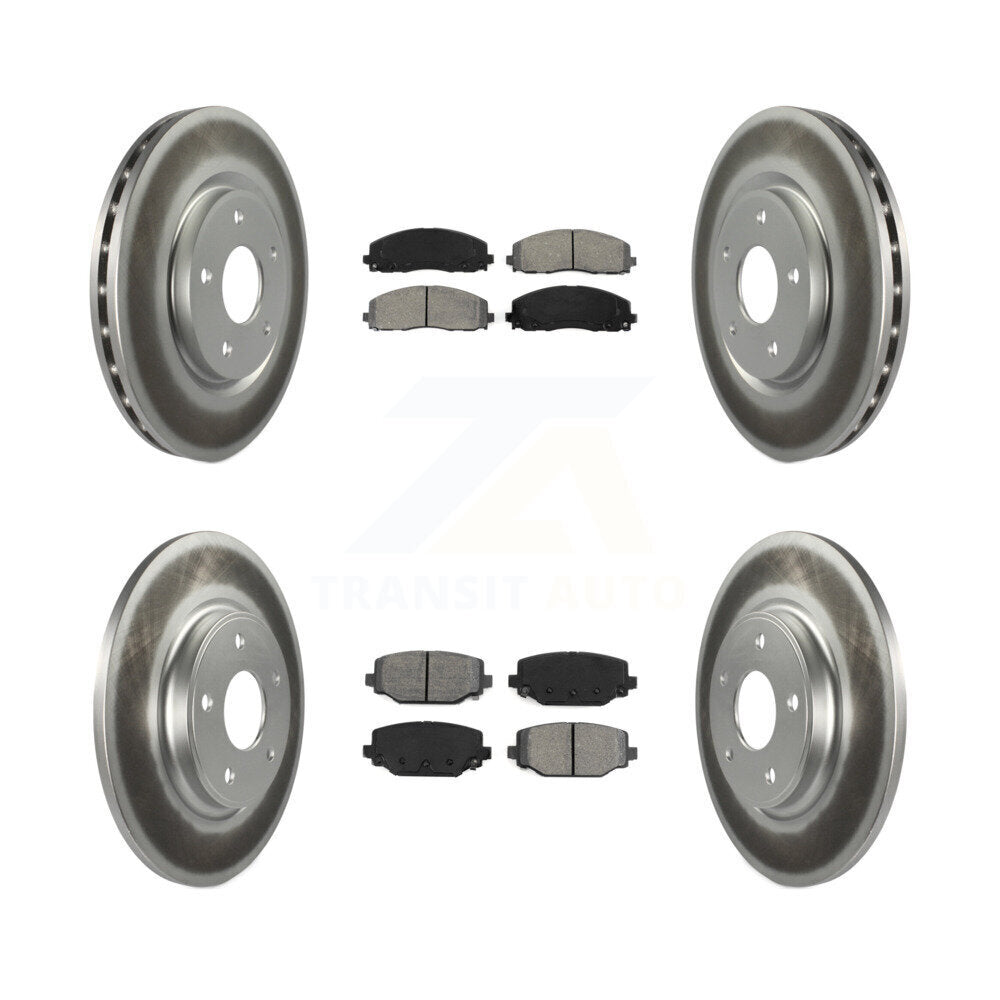 Transit Auto KGS-100720 Disc Brake Kit for 2012-2020 Dodge Grand Caravan, Dodge Journey and More - Front and Rear