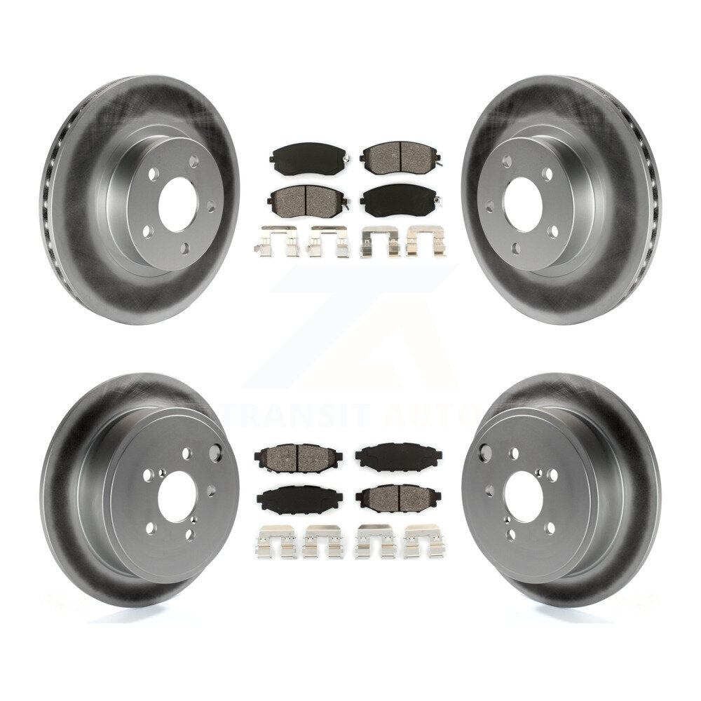 Transit Auto KGS-100745 Disc Brake Kit for 2011 Subaru Impreza - Front and Rear