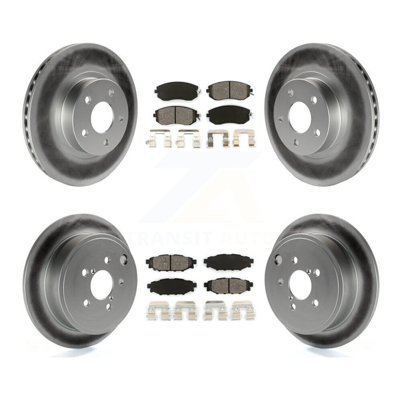 Transit Auto KGS-100745 Disc Brake Kit for 2011 Subaru Impreza - Front and Rear