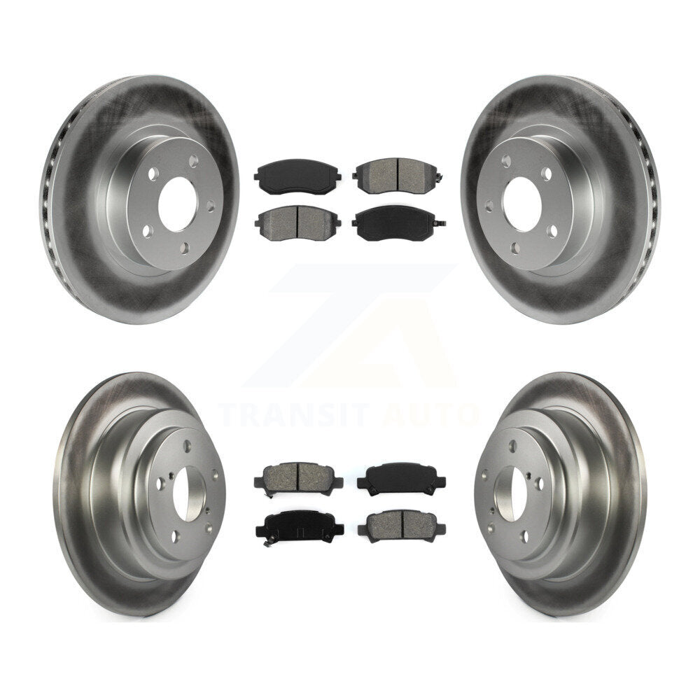 Transit Auto KGS-100752 Disc Brake Kit for 2002-2003 Subaru Impreza - Front and Rear