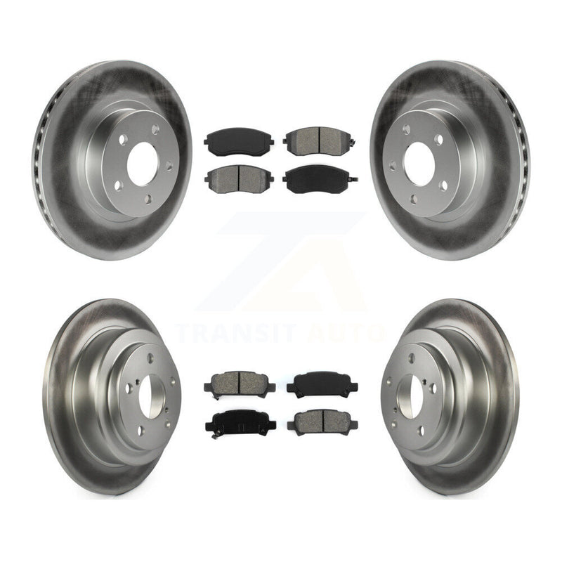 Transit Auto KGS-100752 Disc Brake Kit for 2002-2003 Subaru Impreza - Front and Rear