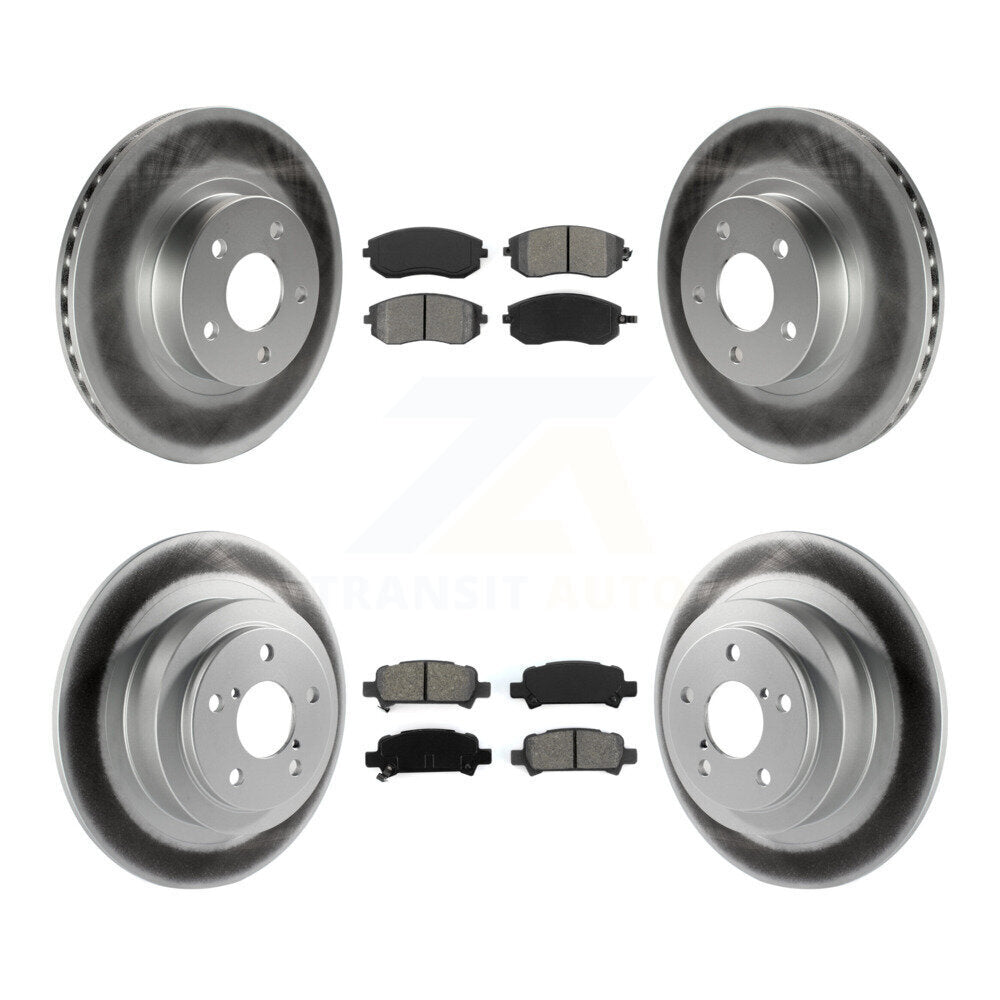 Transit Auto KGS-100753 Disc Brake Kit for 2002-2004 Subaru Legacy - Front and Rear