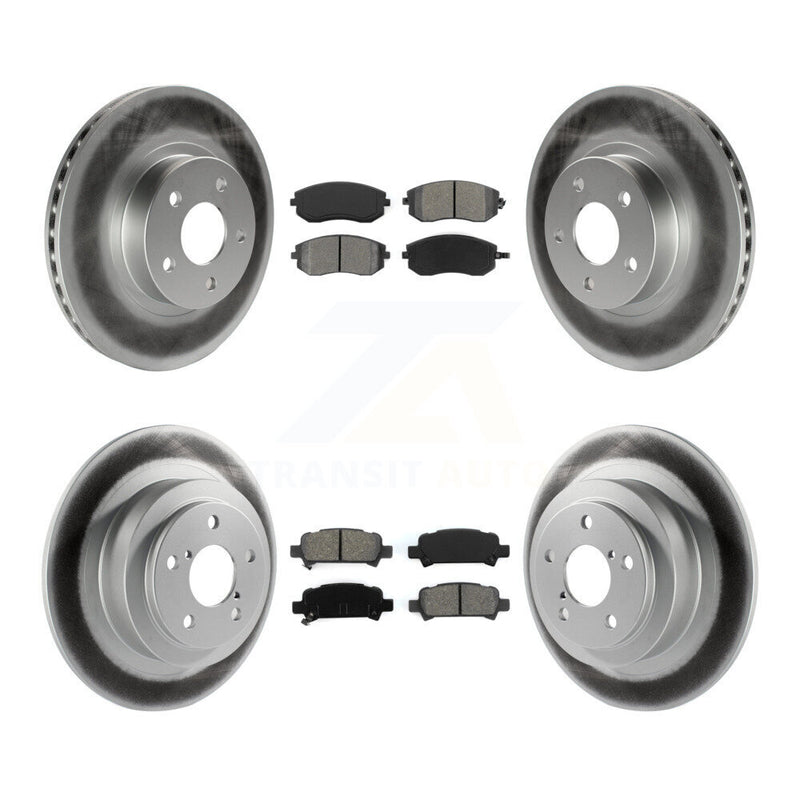 Transit Auto KGS-100753 Disc Brake Kit for 2002-2004 Subaru Legacy - Front and Rear