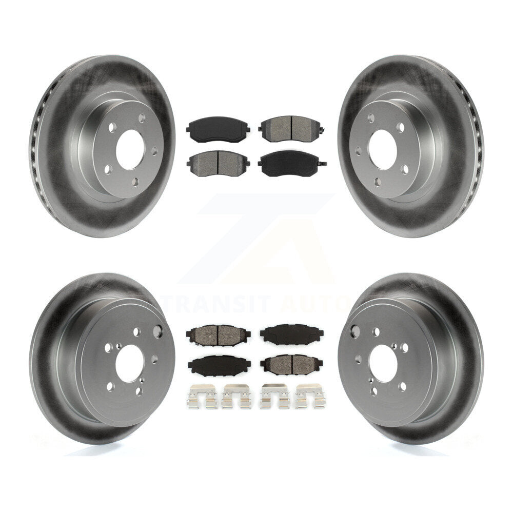 Transit Auto KGS-100755 Disc Brake Kit for 2008-2010 Subaru Impreza - Front and Rear