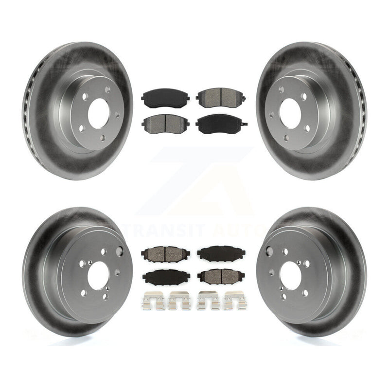 Transit Auto KGS-100755 Disc Brake Kit for 2008-2010 Subaru Impreza - Front and Rear