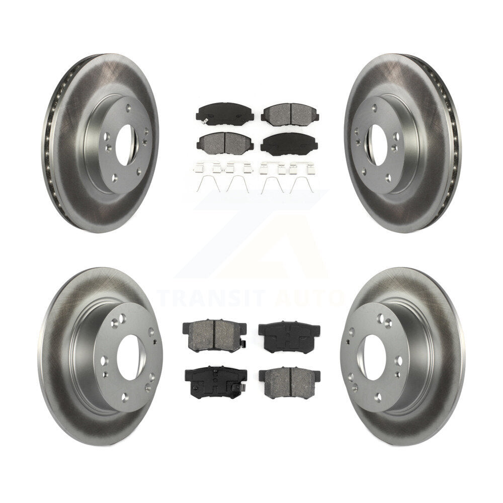 Transit Auto KGS-100761 Disc Brake Kit for 2003-2007 Honda Accord - Front and Rear