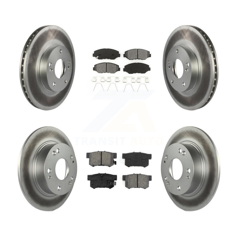 Transit Auto KGS-100761 Disc Brake Kit for 2003-2007 Honda Accord - Front and Rear