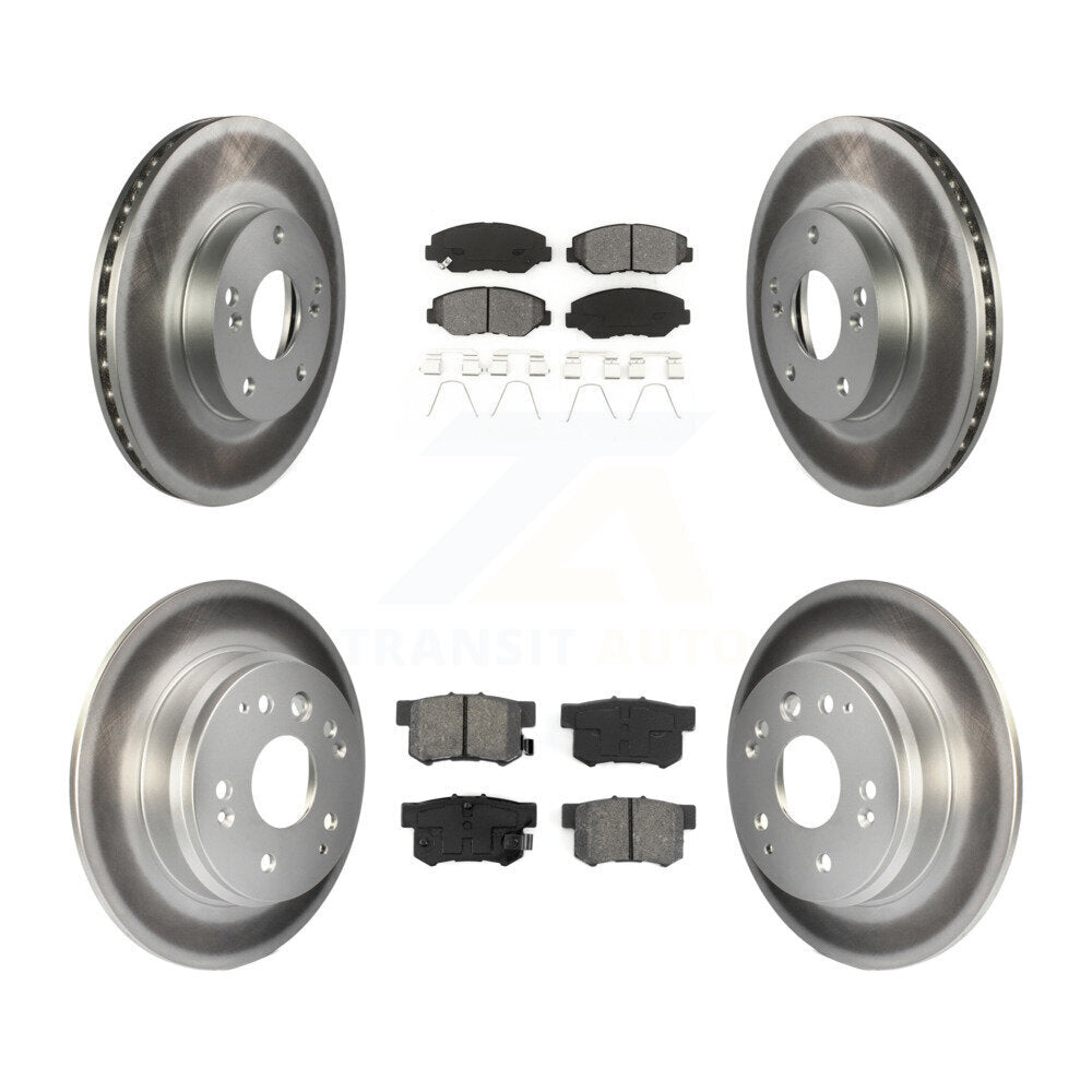 Transit Auto KGS-100762 Disc Brake Kit for 2003-2011 Honda Element - Front and Rear