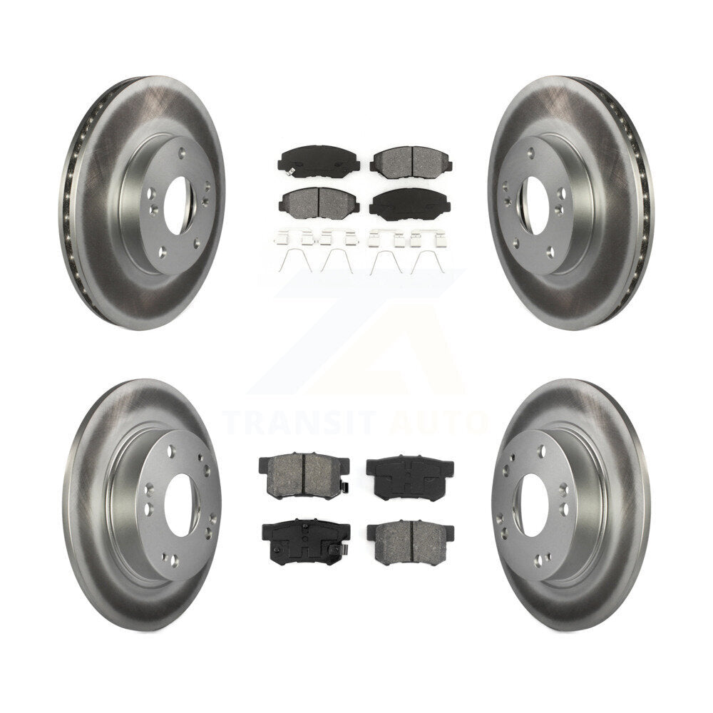 Transit Auto KGS-100763 Disc Brake Kit for 2013-2015 Honda Civic, Acura ILX - Front and Rear
