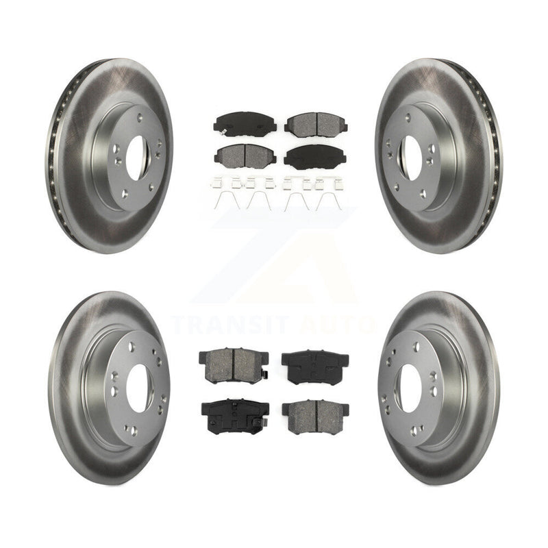 Transit Auto KGS-100763 Disc Brake Kit for 2013-2015 Honda Civic, Acura ILX - Front and Rear