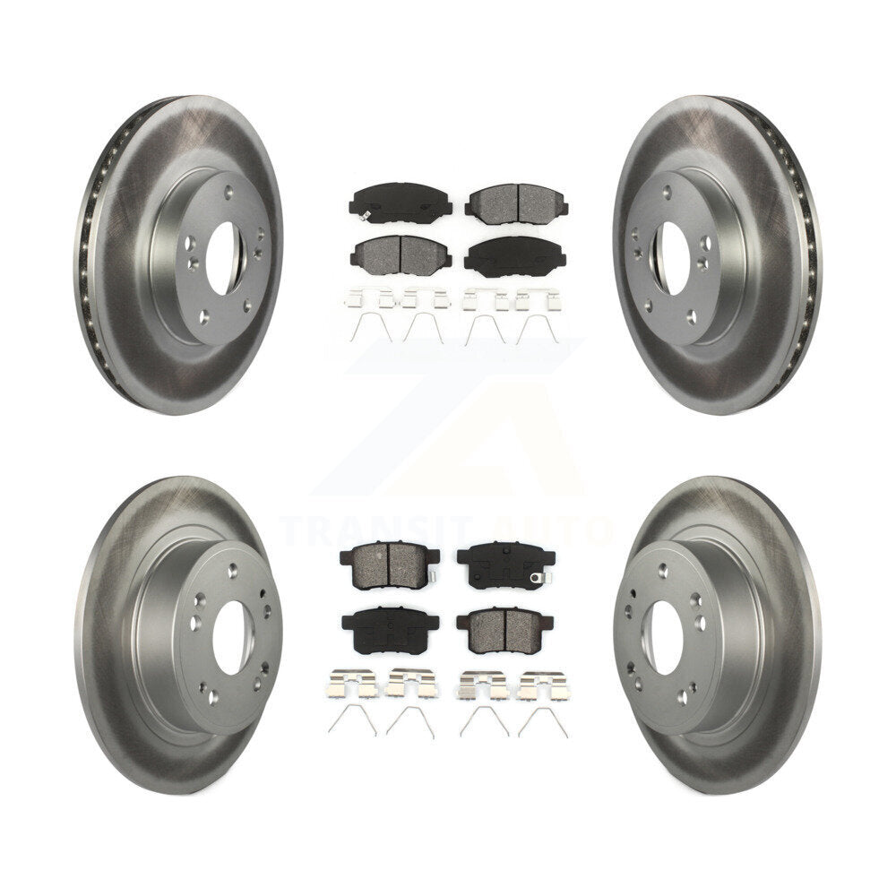 Transit Auto KGS-100764 Disc Brake Kit for 2008-2017 Honda Accord - Front and Rear