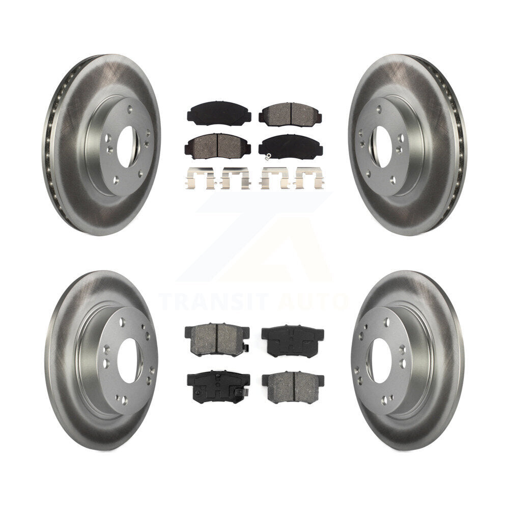 Transit Auto KGS-100767 Disc Brake Kit for 2006-2011 Acura CSX - Front and Rear