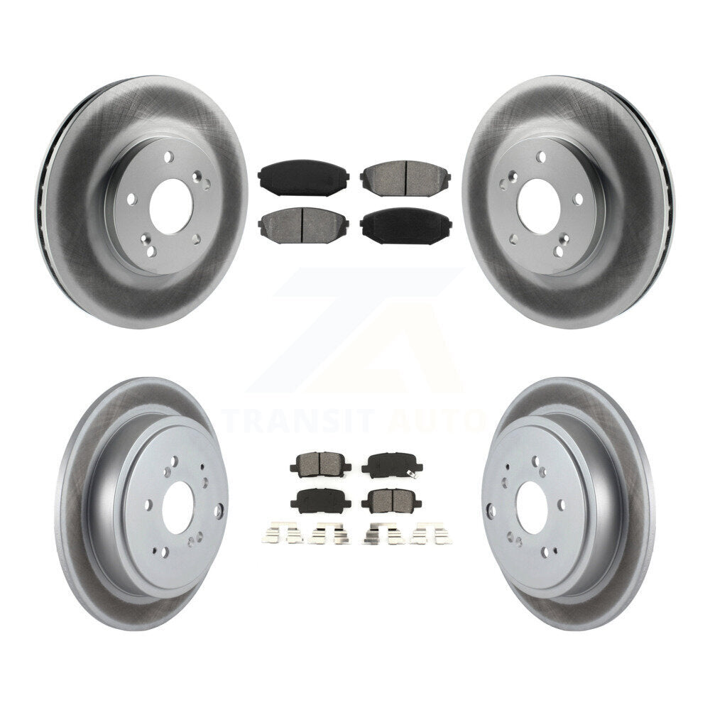 Transit Auto KGS-100781 Disc Brake Kit for 2001-2002 Acura MDX - Front and Rear