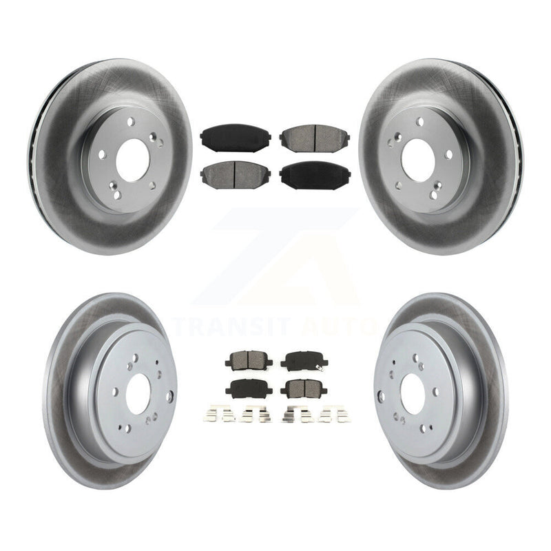 Transit Auto KGS-100781 Disc Brake Kit for 2001-2002 Acura MDX - Front and Rear