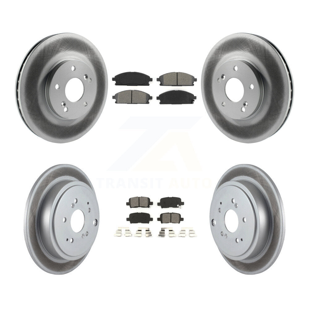 Transit Auto KGS-100783 Disc Brake Kit for 2003-2006 Acura MDX - Front and Rear
