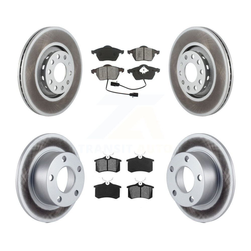 Transit Auto KGS-100795 Disc Brake Kit for 2000-2004 Audi A6 - Front and Rear