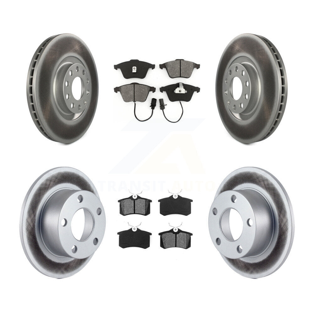 Transit Auto KGS-100800 Disc Brake Kit for 2002-2004 Audi A6 - Front and Rear