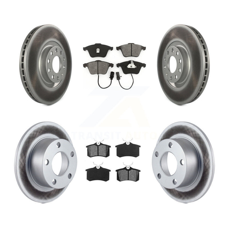 Transit Auto KGS-100800 Disc Brake Kit for 2002-2004 Audi A6 - Front and Rear