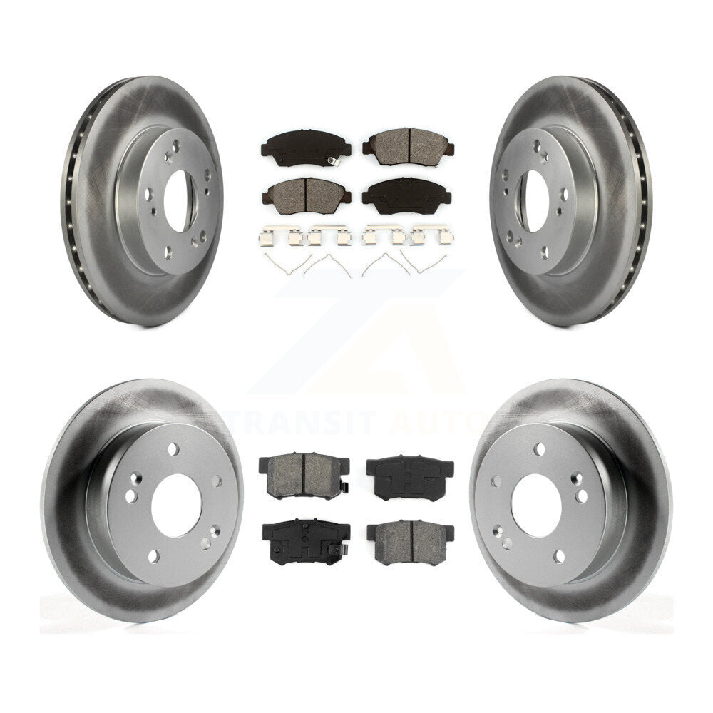 Transit Auto KGS-100806 Disc Brake Kit for 2002-2006 Honda Civic, Acura RSX - Front and Rear