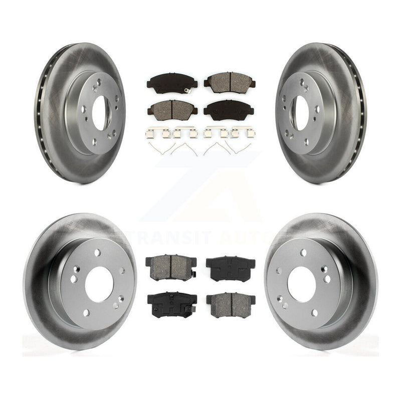 Transit Auto KGS-100806 Disc Brake Kit for 2002-2006 Honda Civic, Acura RSX - Front and Rear