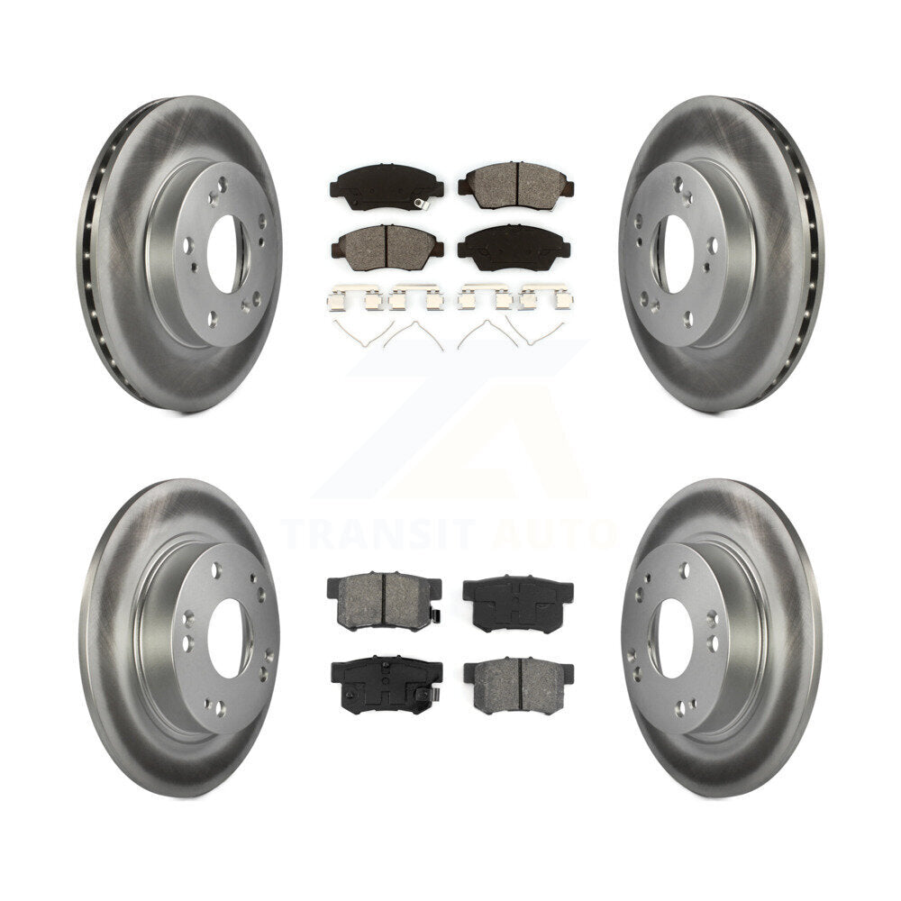 Transit Auto KGS-100807 Disc Brake Kit for 2009-2011 Honda Civic - Front and Rear
