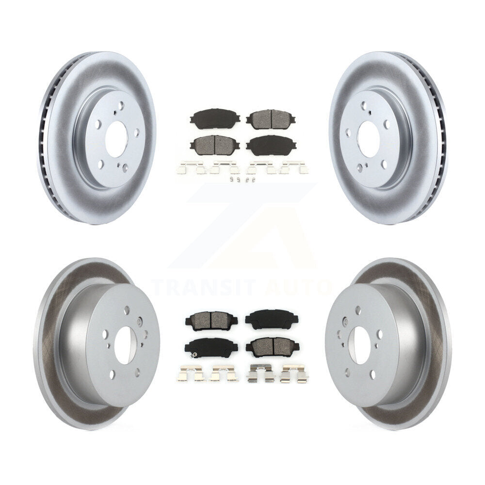 Transit Auto KGS-100814 Disc Brake Kit for 2004-2010 Toyota Sienna - Front and Rear