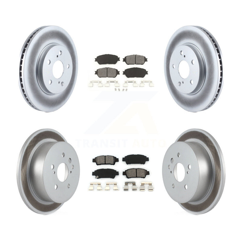 Transit Auto KGS-100814 Disc Brake Kit for 2004-2010 Toyota Sienna - Front and Rear