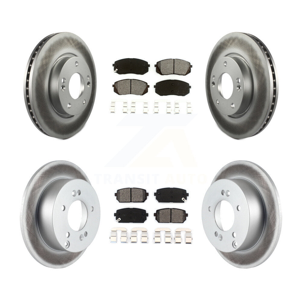 Transit Auto KGS-100815 Disc Brake Kit for 2010-2012 Kia Rondo - Front and Rear