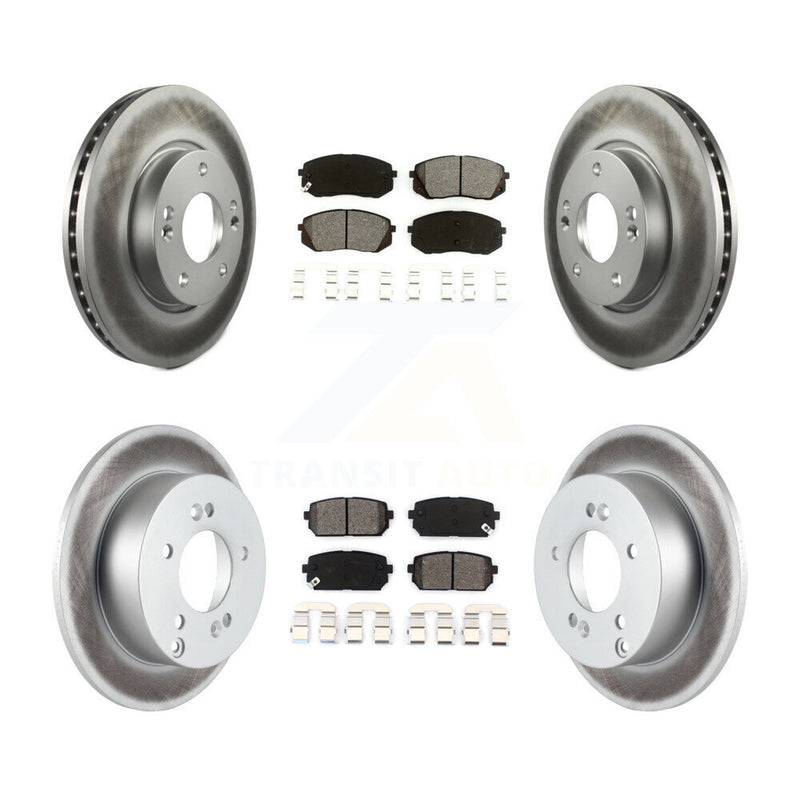 Transit Auto KGS-100815 Disc Brake Kit for 2010-2012 Kia Rondo - Front and Rear