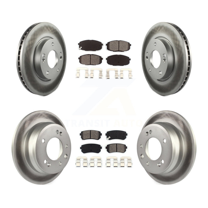 Transit Auto KGS-100816 Disc Brake Kit for 2009-2012 Hyundai Elantra - Front and Rear