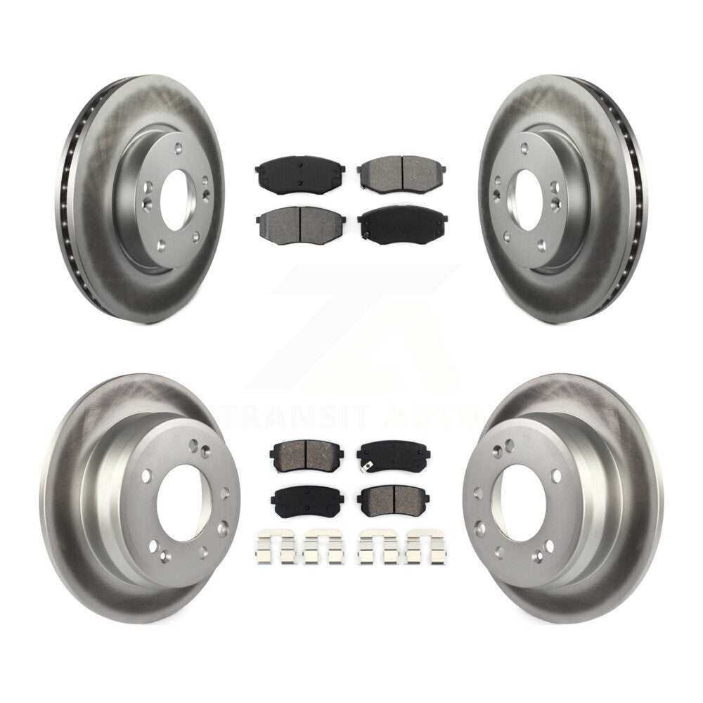Transit Auto KGS-100817 Disc Brake Kit for 2010-2012 Kia Sportage, Hyundai Tucson - Front and Rear