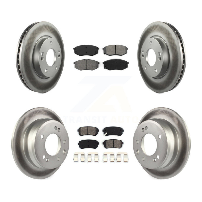 Transit Auto KGS-100817 Disc Brake Kit for 2010-2012 Kia Sportage, Hyundai Tucson - Front and Rear