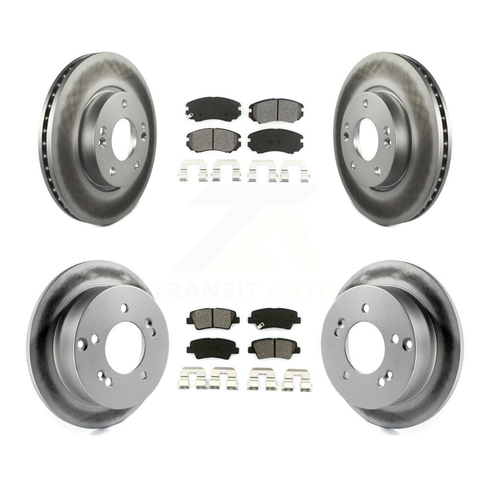 Transit Auto KGS-100820 Disc Brake Kit for 2008-2010 Hyundai Sonata - Front and Rear
