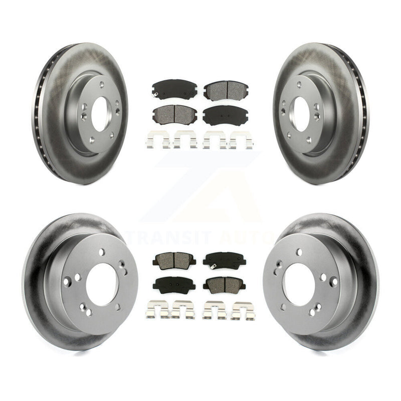 Transit Auto KGS-100820 Disc Brake Kit for 2008-2010 Hyundai Sonata - Front and Rear