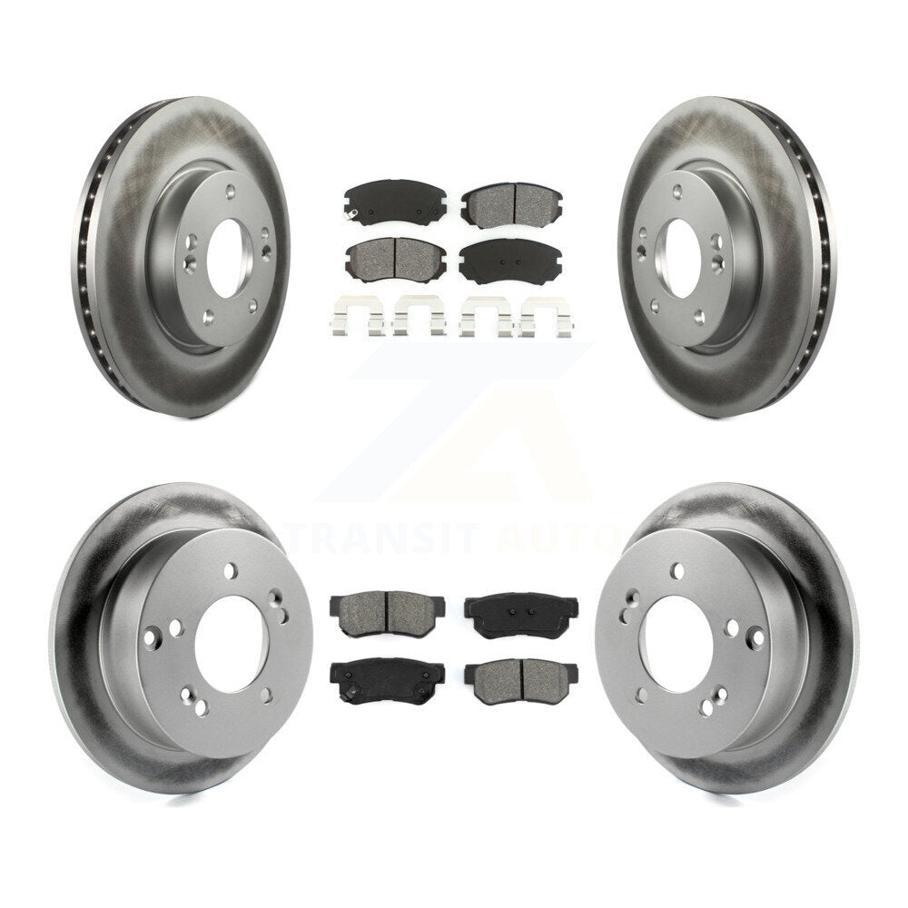 Transit Auto KGS-100821 Disc Brake Kit for 2005-2010 Hyundai Sonata, Kia Magentis and More - Front and Rear